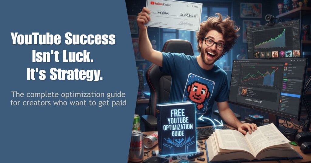 YouTube video optimization guide showing title, description, and tag strategies for 2025